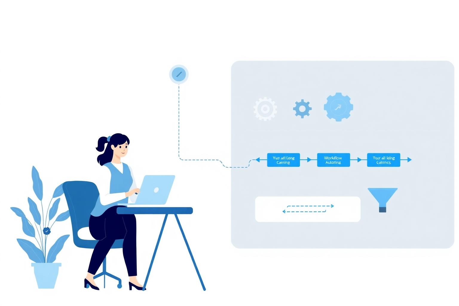 Workflow automation illustration